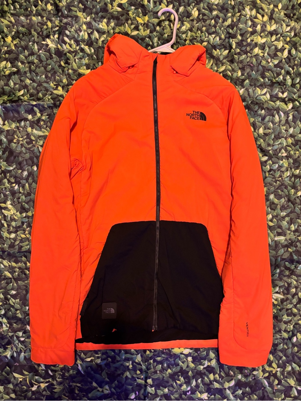 The North Face Men’s Hooded Jacket - Orange/Black